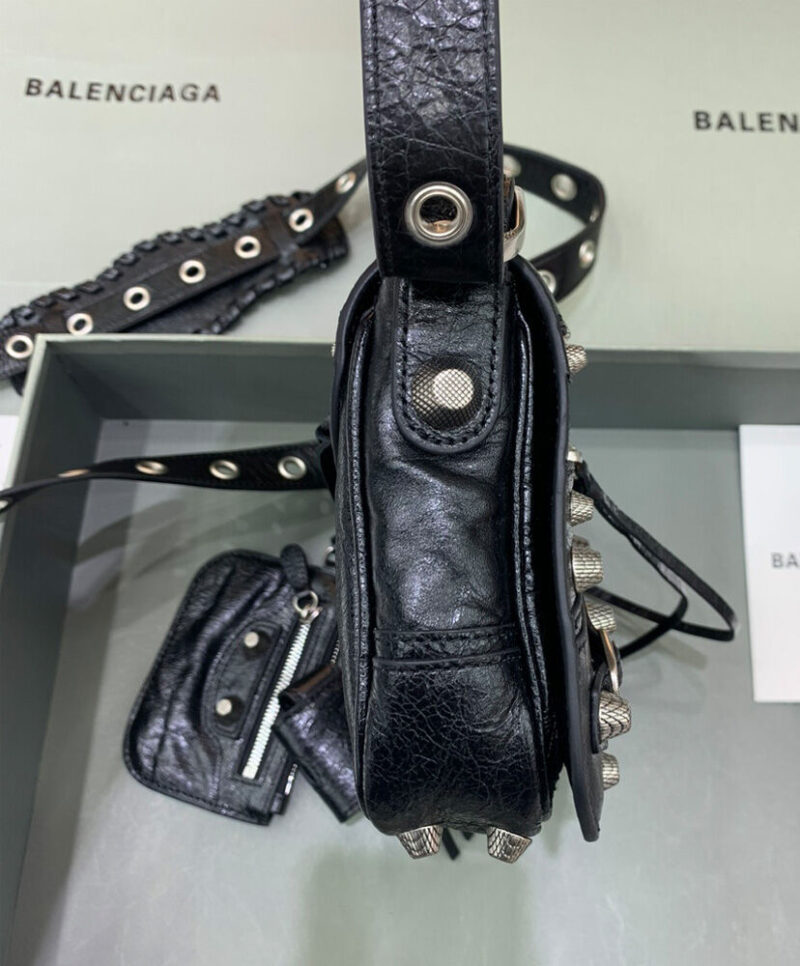 Balenciaga Le Cagole XS Flap Bag Black